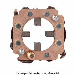 PORTACARBON DE ARRANCADOR ISKRA CUADRADO C/PERNO 12V 8X25X23MM